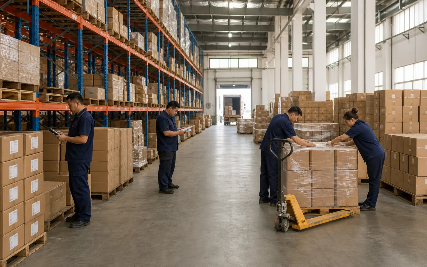 Warehousing & Consolidation service scene